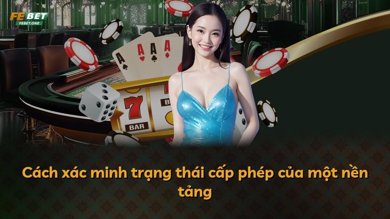 Cách xác minh trạng thái cấp phép của một nền tảng